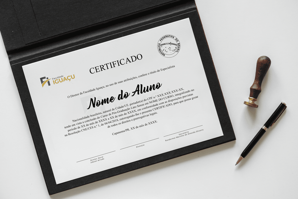Certificado de Pós-Graduação EAD